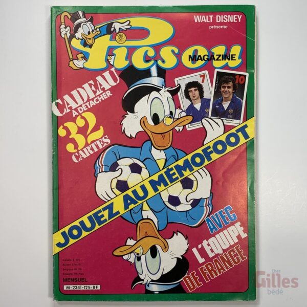 Picsou Magazine N°125 – Walt Disney – 07/1982